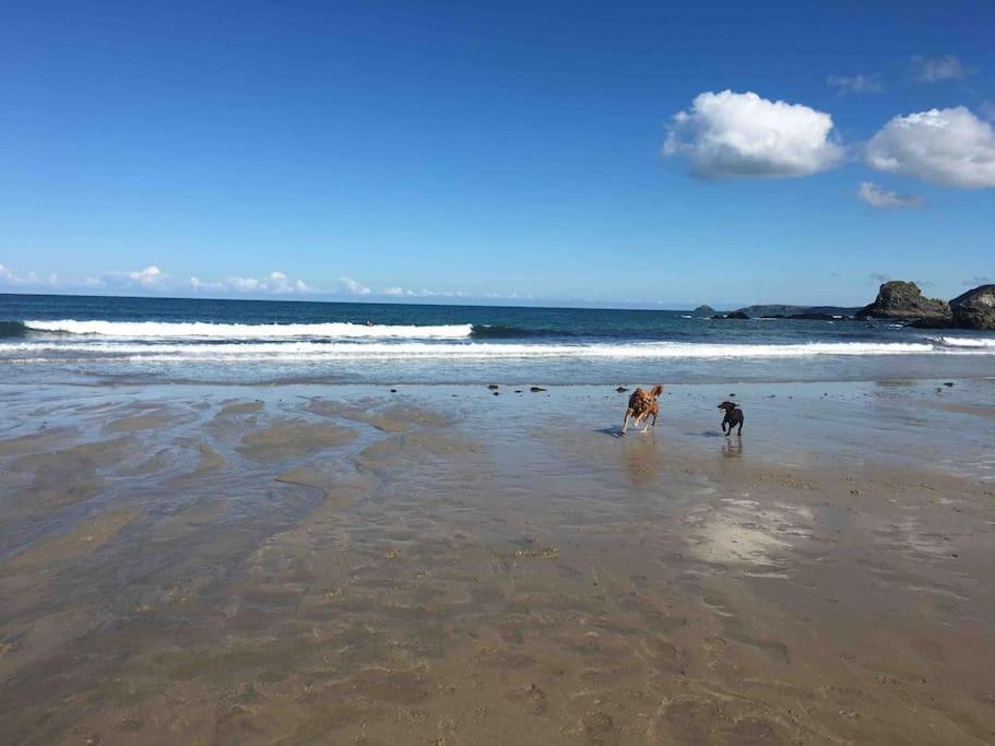 St Agnes Perfect Location, Hot Tub, Sea Views, Gym Apartment Exterior photo